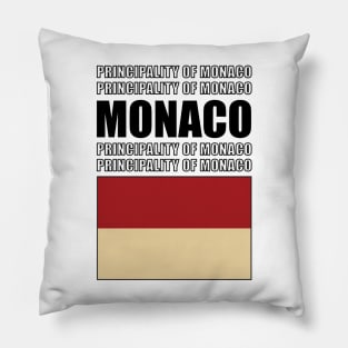 Flag of Monaco Pillow