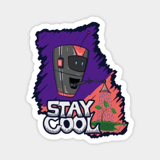 Stay Cool Nature Friendly Robot Magnet