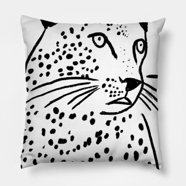 Leopard Pillow by EffiVaVa0