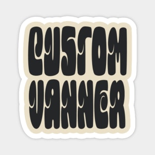 Bubble Custom Vanner (Black) Magnet