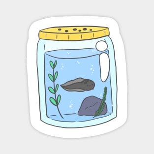 Tadpole in a jar Magnet