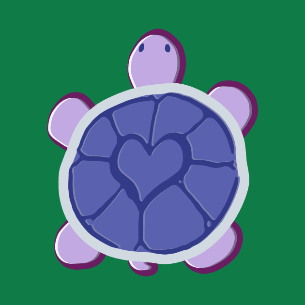 Purple Heart Turtle by saradaboru