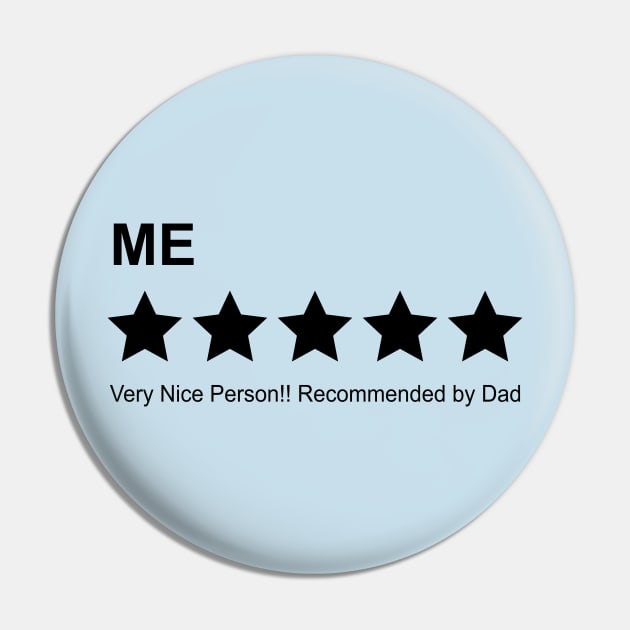 People Rating Five Star Recommended by Dad Pin by kaitokid