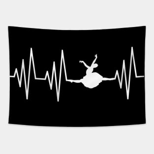 Ballet Dance Heartbeat Girl Ballet Dance Gift Tapestry