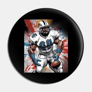 American Football Touchdown Pin