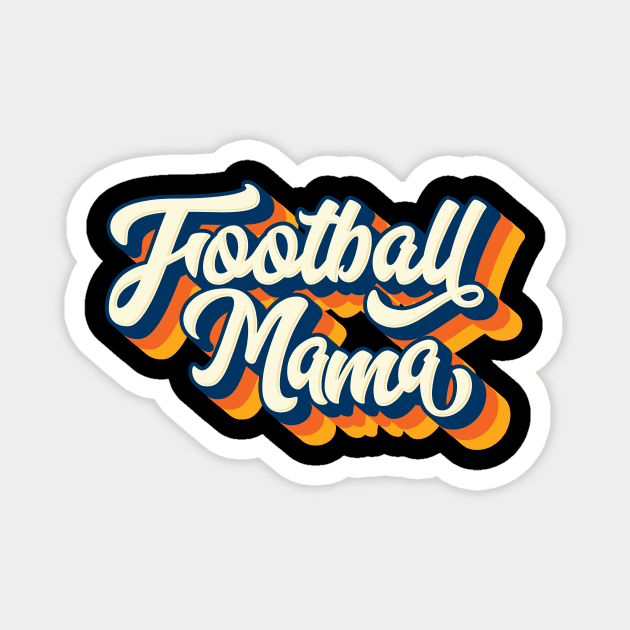 Football Mama' Awesome  Sport Football Magnet by ourwackyhome