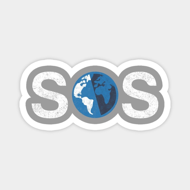 Earth SOS Magnet by PaletteDesigns