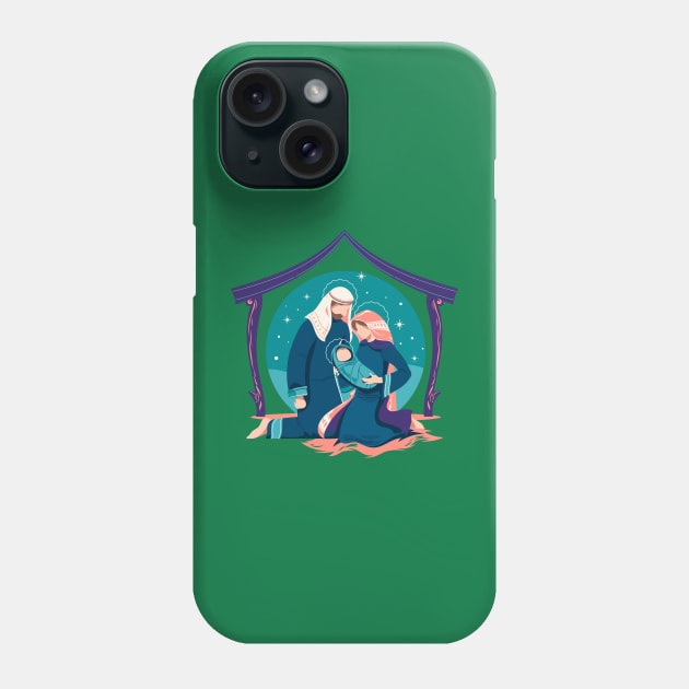 Nativity Colorful Phone Case by Mako Design 