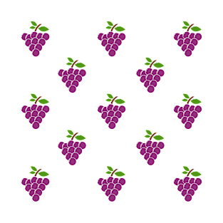 Grape pattern T-Shirt