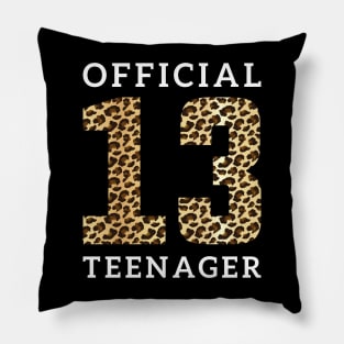 Leopad Official Teenager 13th Birthday For Girls Boys Pillow