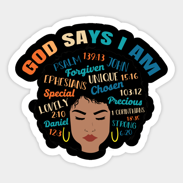 Affirmation Sticker Pack – Shades of My Melanin