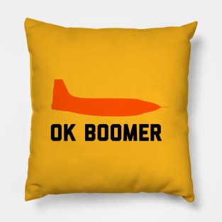 Bell X-1 - OK BOOMER - The first sonic boom! Pillow