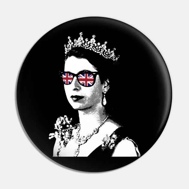 Queen Elizabeth 2 /// Popart Pin by HectorVSAchille