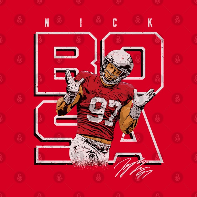 Nick Bosa San Francisco Shrugs by Chunta_Design