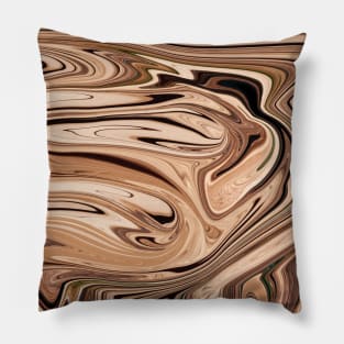 Tiger Marble colors grading pattern Waves Pillow