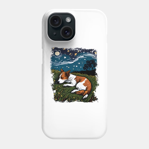 The Starry Night Dog - Vincent Van Gogh Phone Case by Karin Wright