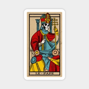 Le Pape Emeritus Tarot Card Magnet