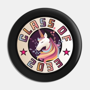 Class of 2033 - Class of 2033 Graduation girls (Black Version) Pin