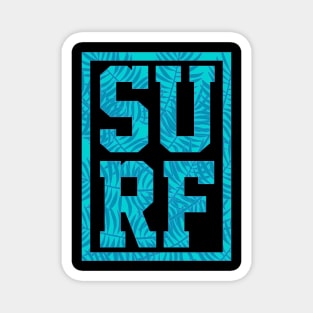 Blue Surf Logo Magnet