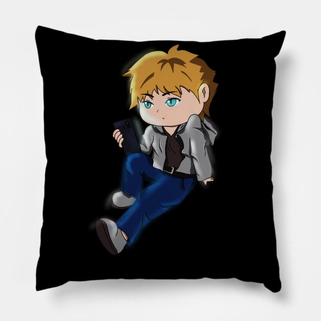 Cool Webtoon Reader Pillow by Kidrock96