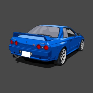 Nissan Skyline R32 GTR blue T-Shirt