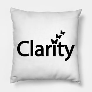 Clarity artsy Pillow