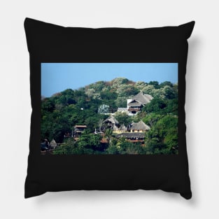 Maison sur la plage au Mexique Pillow