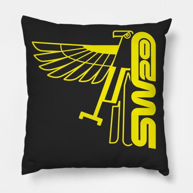 SW20: Flight of the Phoenix (solar yellow) Pillow by PRS_Designs_787