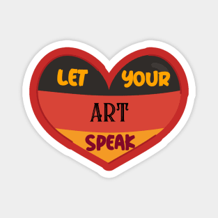 ART SPEAKS Magnet