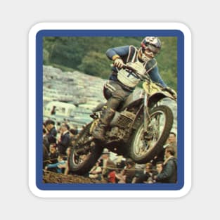 Vintage Motorcycle racing Magnet