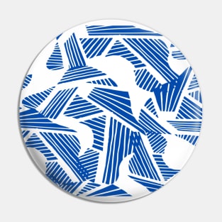 Pattern blue abstract Pin