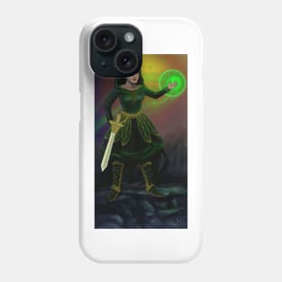 Fantasy wizard warrior Phone Case