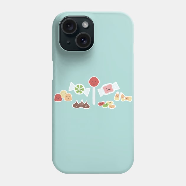 Happy Candy Phone Case by sixhours