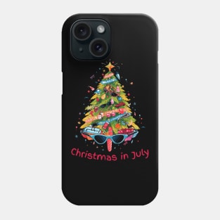 Coastal Christmas | Christmas in July X-Mas Tree T-Shirt Phone Case