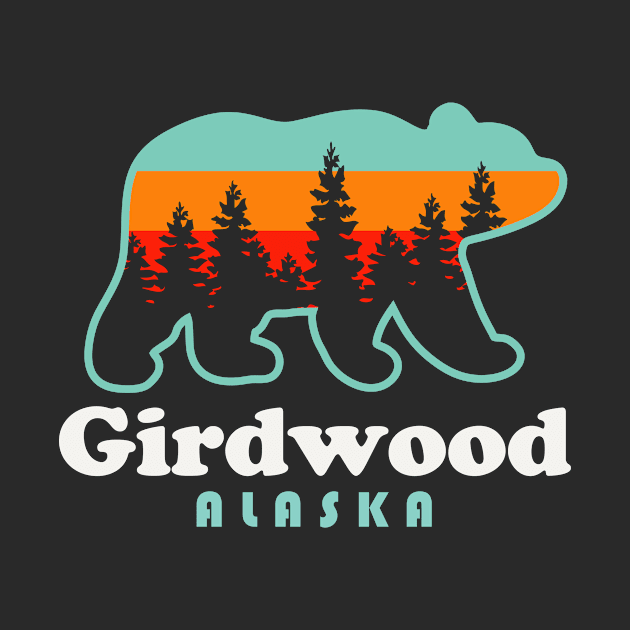 Girdwood Alaska Bear Vacation Trip by PodDesignShop