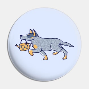 Gardener Blue Heeler Pin