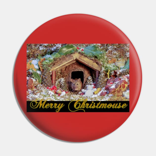 Merry Christmouse card Pin by Simon-dell