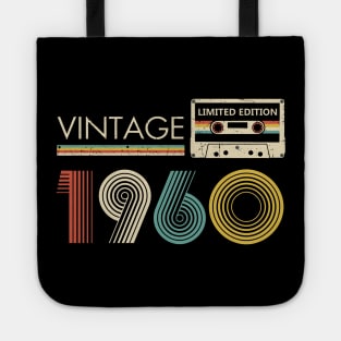 63rd Birthday Vintage 1960 Limited Edition Cassette Tape Tote