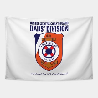 USCG Dad's Division Logo Tapestry