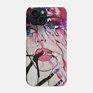 Crying Comic Girl Phone Case