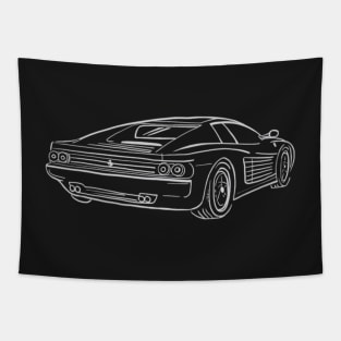 Testarossa backside Tapestry