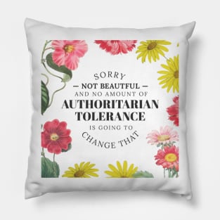 Funny Jordan Peterson Twitter Meme Authoritarian Tolerance Pillow