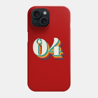 Number 4 Phone Case