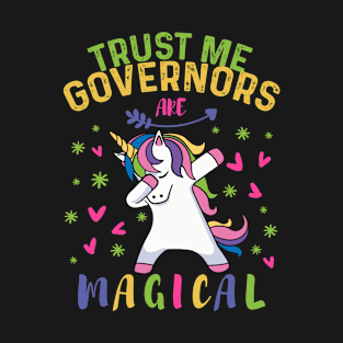 Cute Dabbing Unicorn Governor Gift T-Shirt