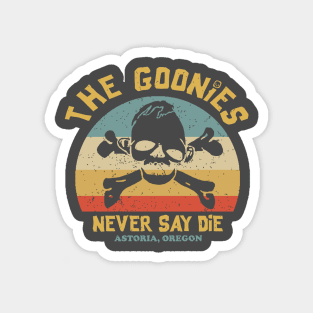 The Goonies Never Say Die Vintage Retro Magnet