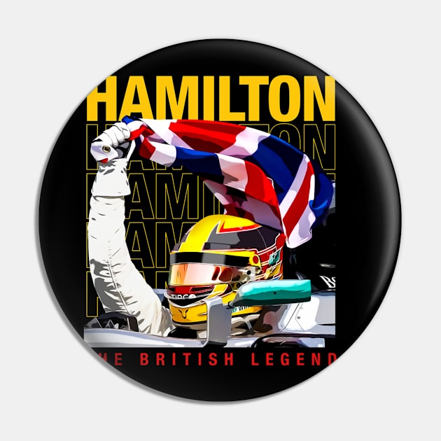 Lewis Hamilton Legend Pin by stevenmsparks