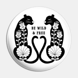 Wild & Free Pin