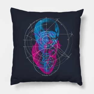 Skull Heart Pillow