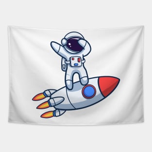 Astronot Dabbing Tapestry