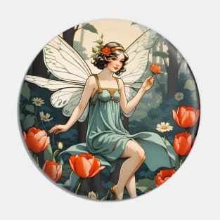 Retro 1920's Fairy Pin